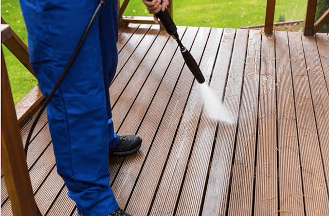 chino deck cleaning