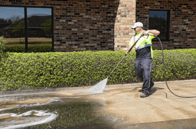 commercial concrete cleaning in chino